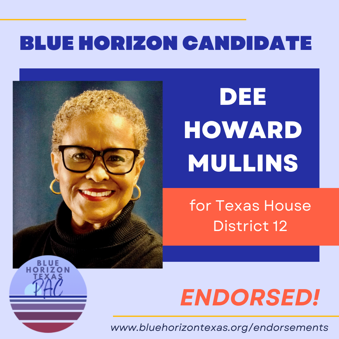 Blue Horizon Candidate Dee Howard Mullins for Texas House District 12